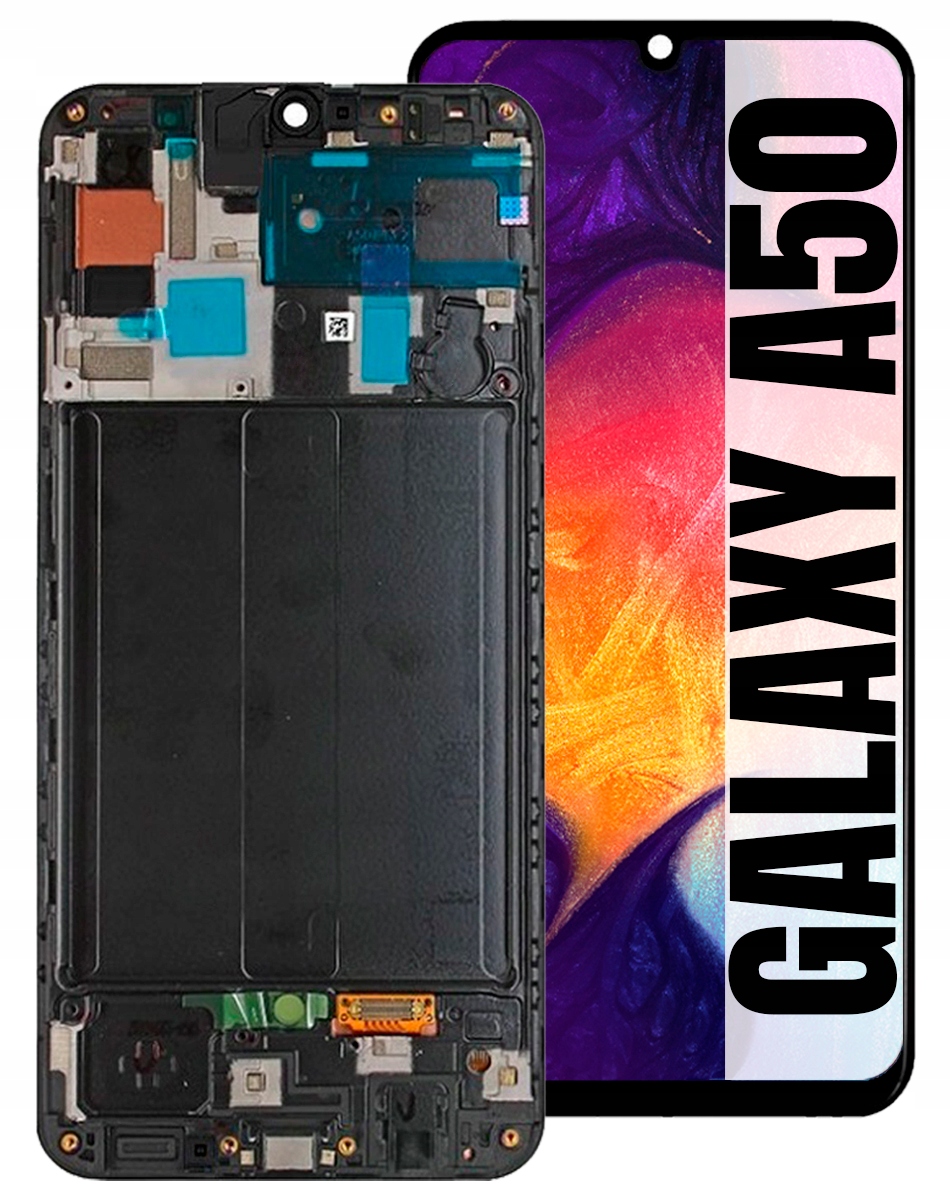 Displej Pro Samsung Galaxy A50 2019 A505 Oled LCD Rámeček