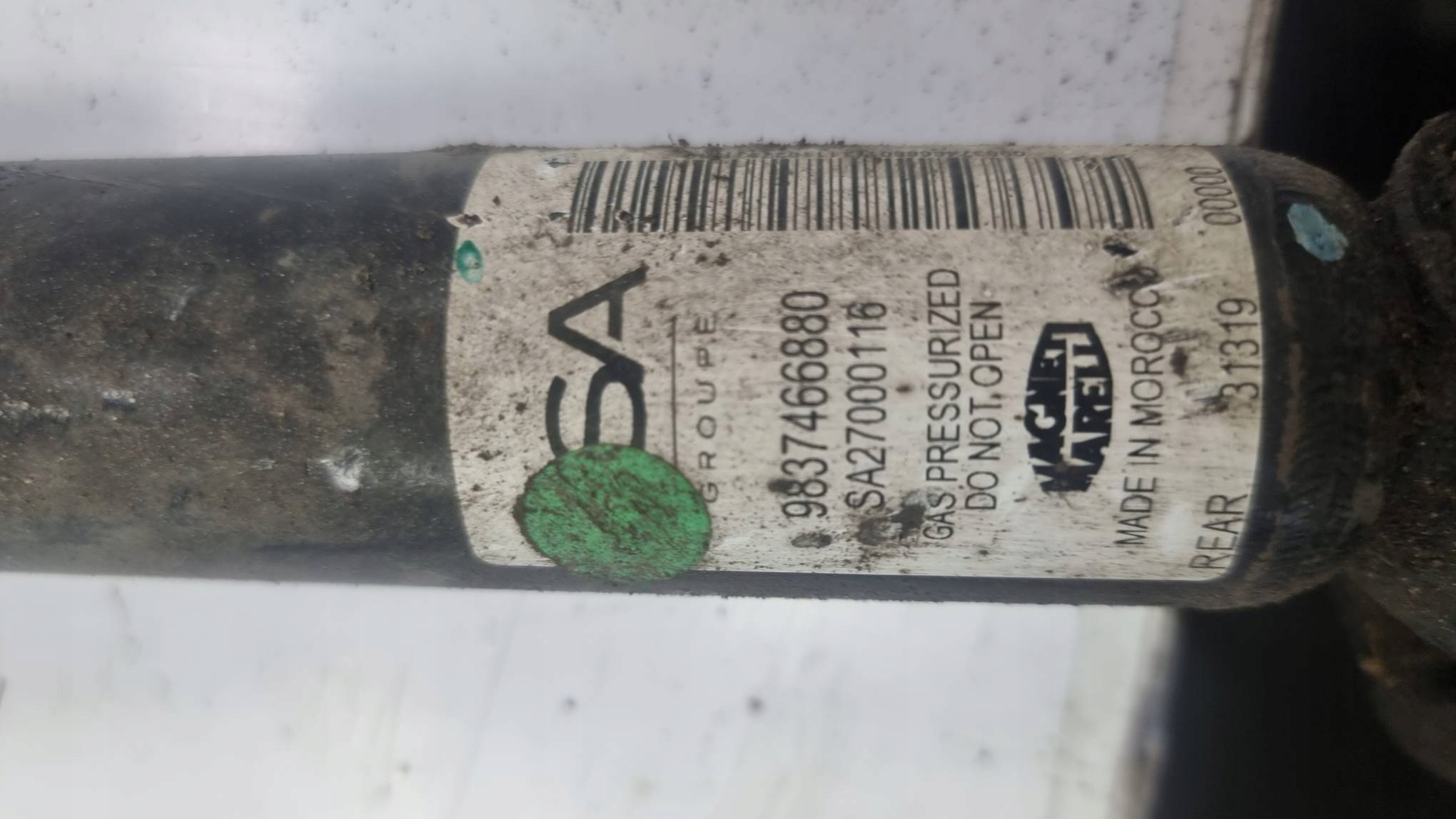 shock absorber left rear part OPEL CORSA F