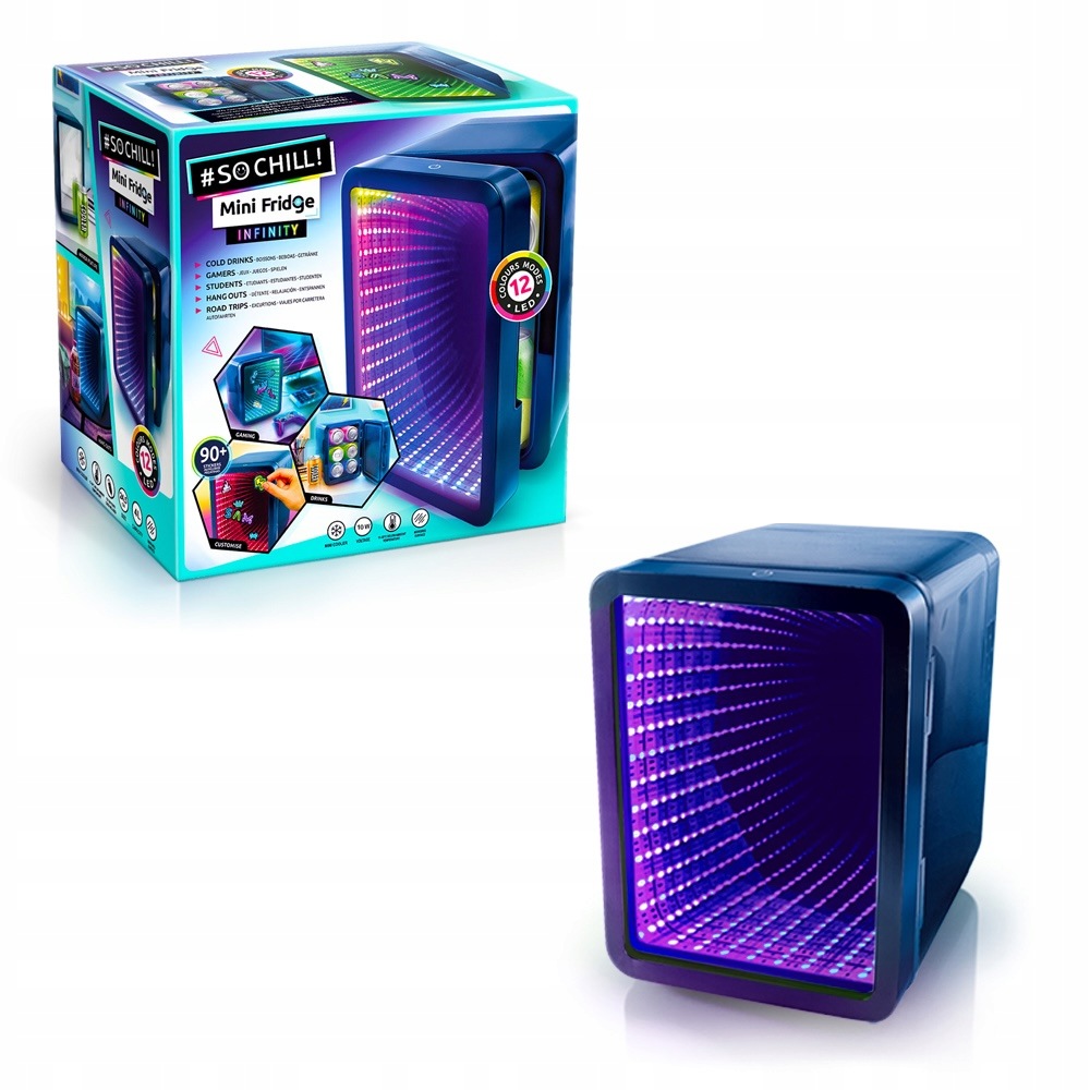 Mini lodówka na puszki Canal Toys Led elektryczna z efektem nieskończoności
