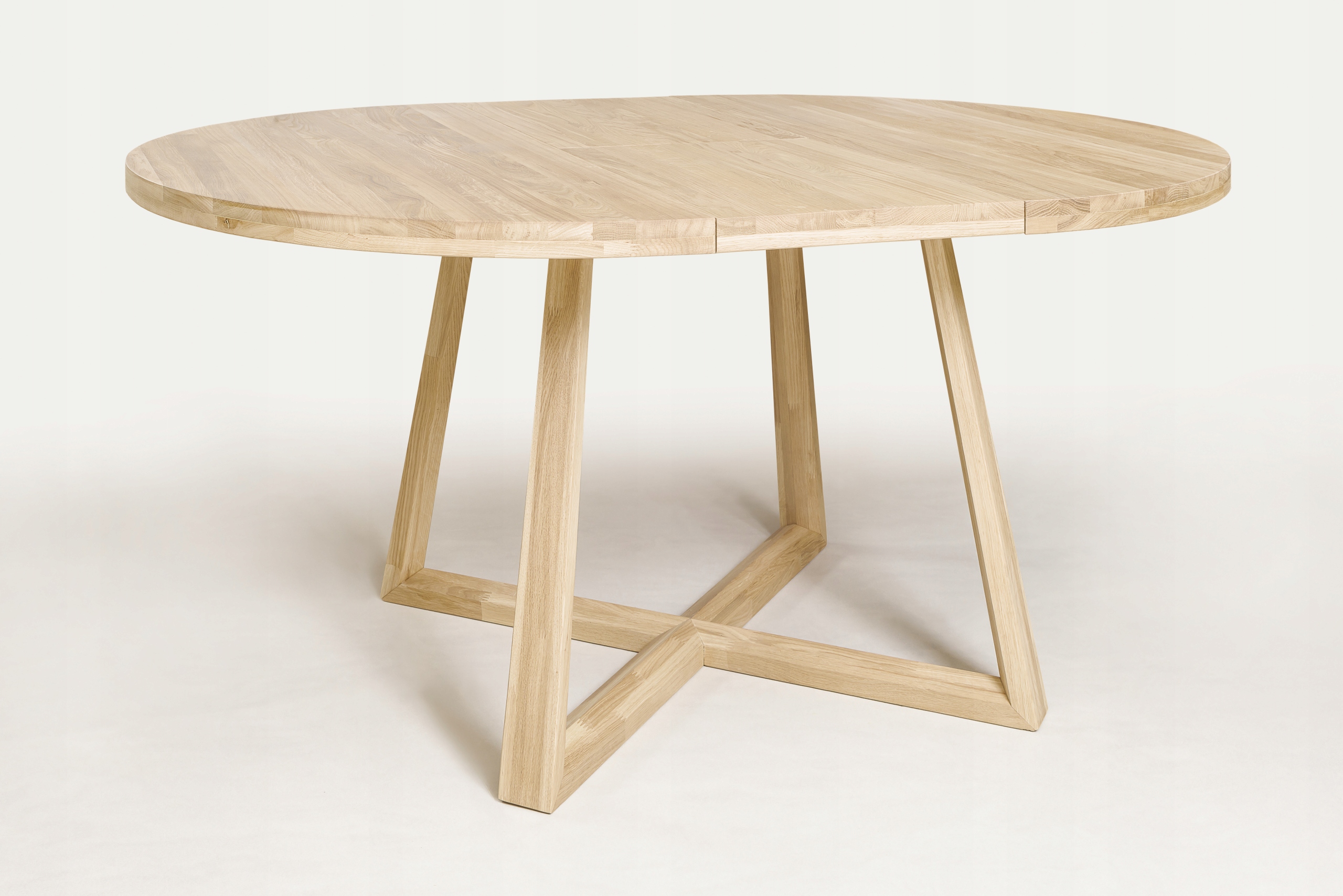 STÓŁ DĘBOWY, OKRĄGŁY 120 cm, ROZKŁADANY, LITY DĄB! Marka Mebelink