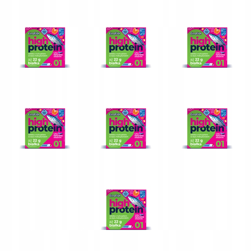 Evrafish Proteinový salát s tuňákem v mexickém stylu 160 g X7