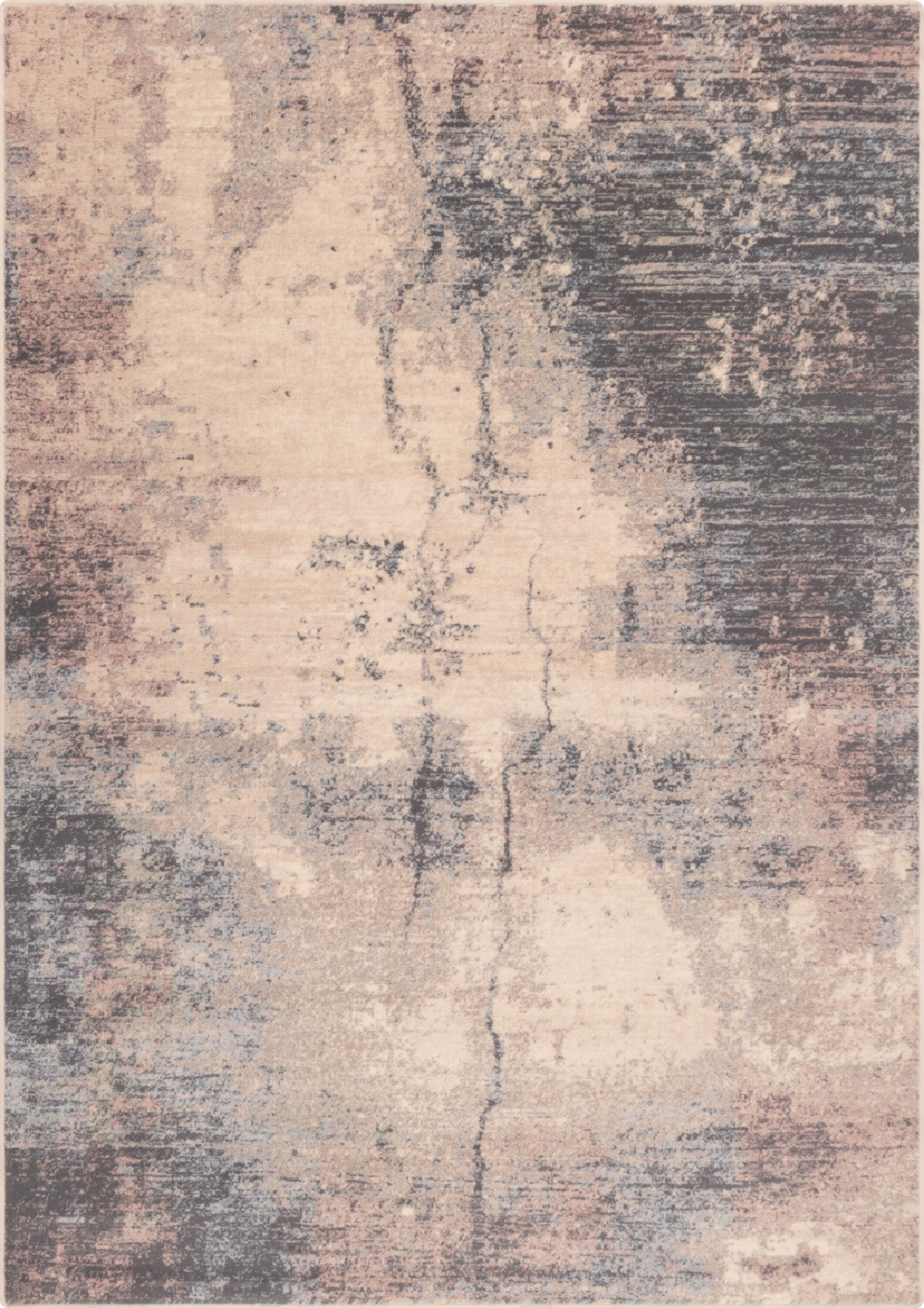 Dywan 133x180 cm beżowy do salonu 100% wełna gęsty prostokątny Agnella