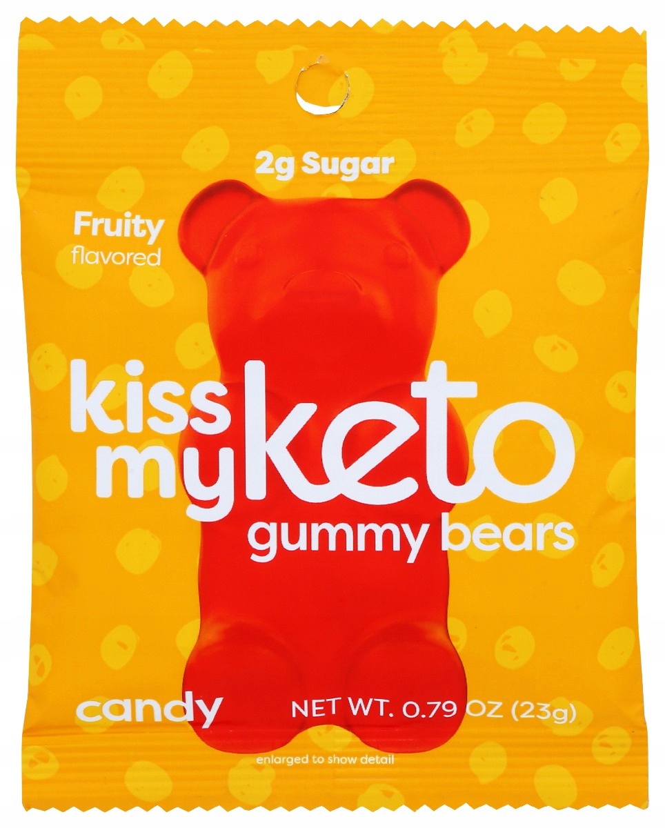 Levně 3x Želé Bonbony Medvídci s Mct bez cukru 23 g Kiss My Keto Gummy Bears