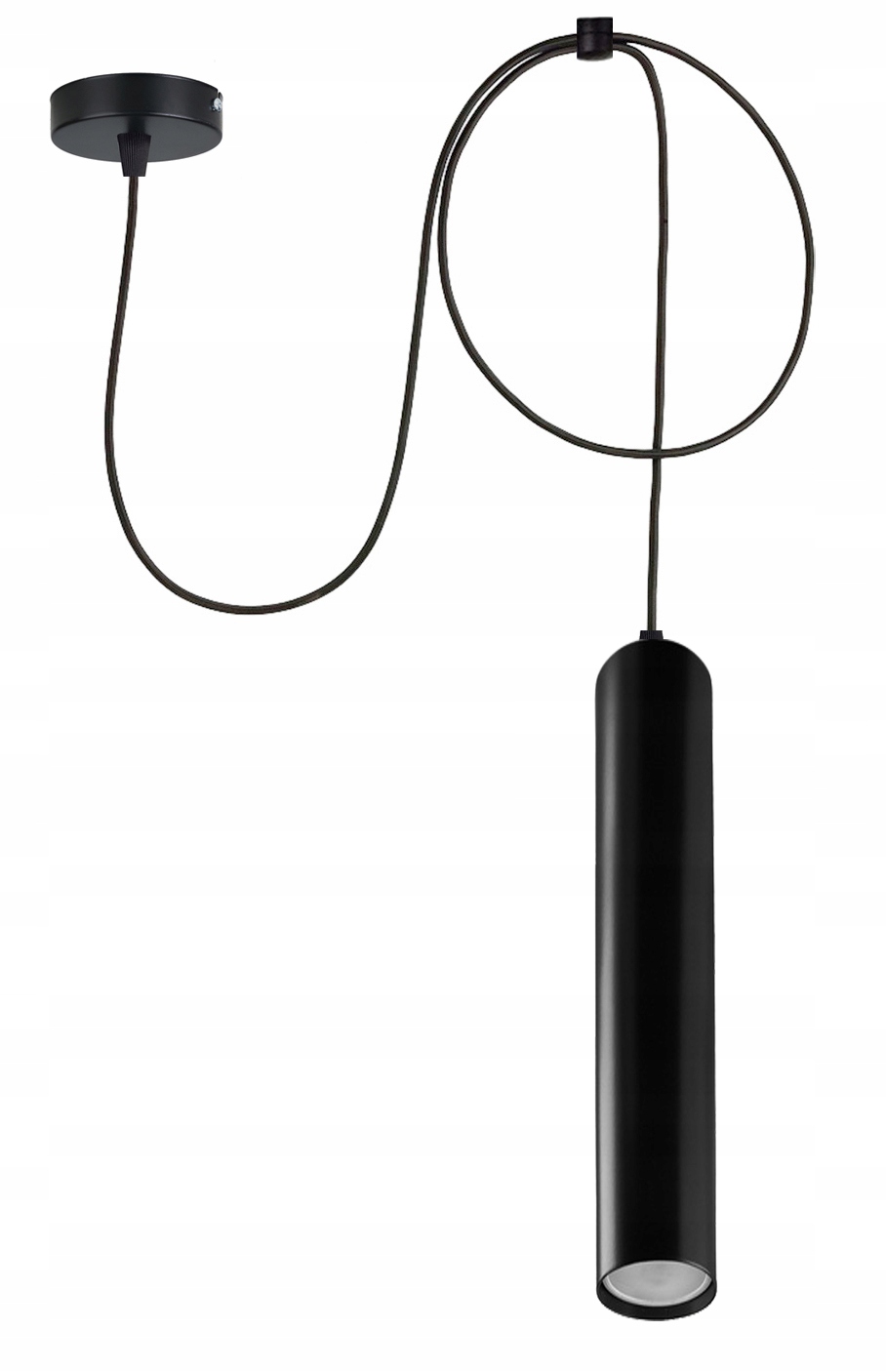 

Lampa Wisząca Zwis żyrandol pająk Tuba 29cm GU10