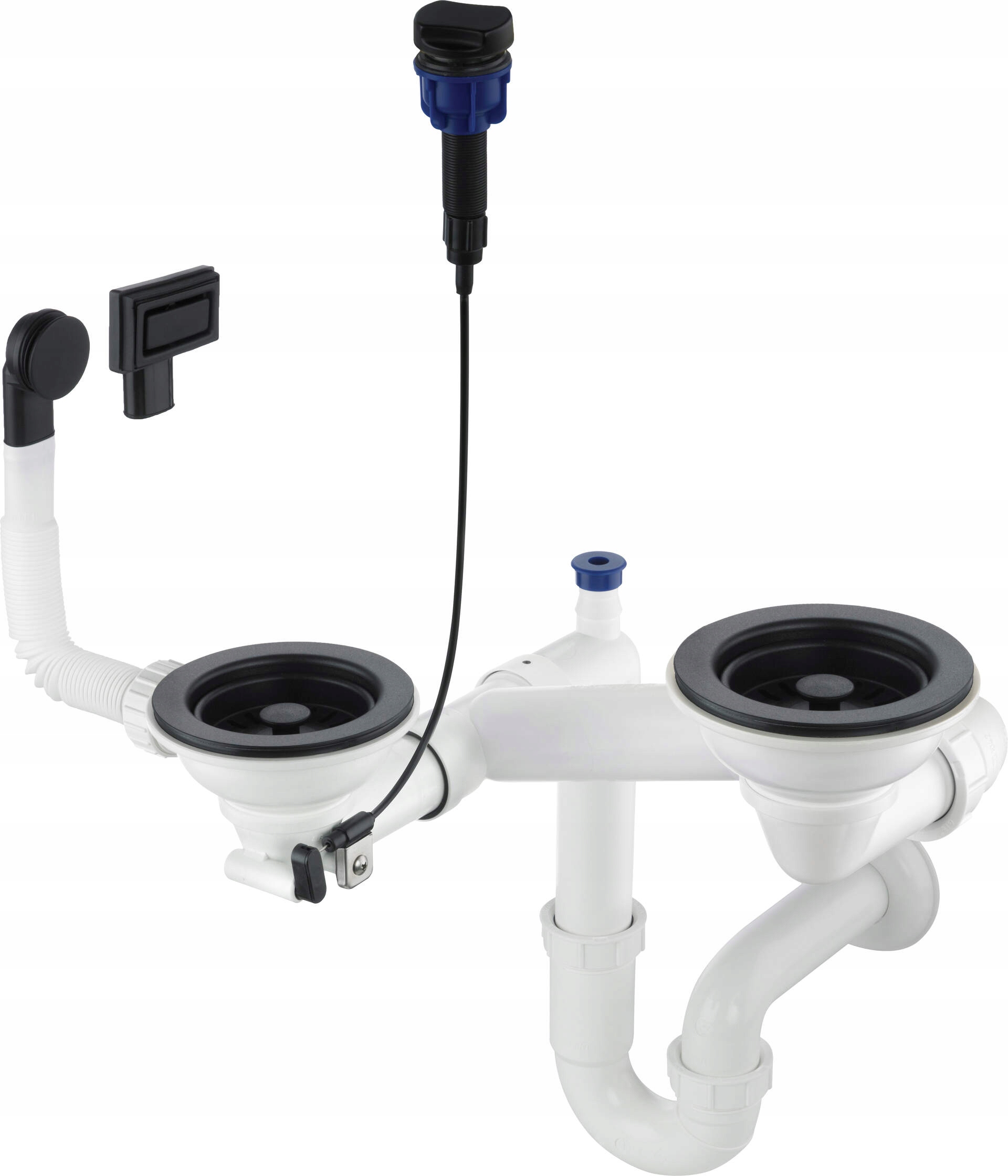 Deante Space-Saver Sifón do drezu granitový