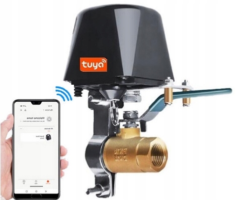 Regulátor Bezpečnostního Ventilu Vody A Plynu Zavlažování Tuya Wifi