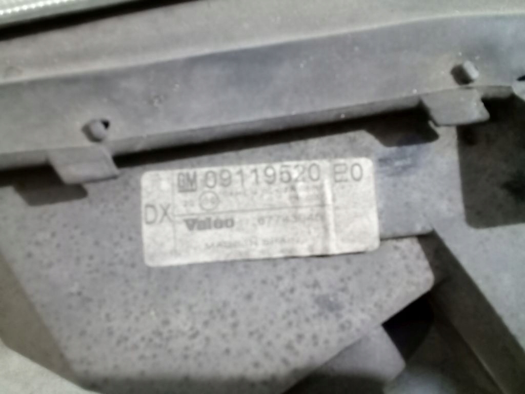 Opel Vectra B lift light right front front 09119520