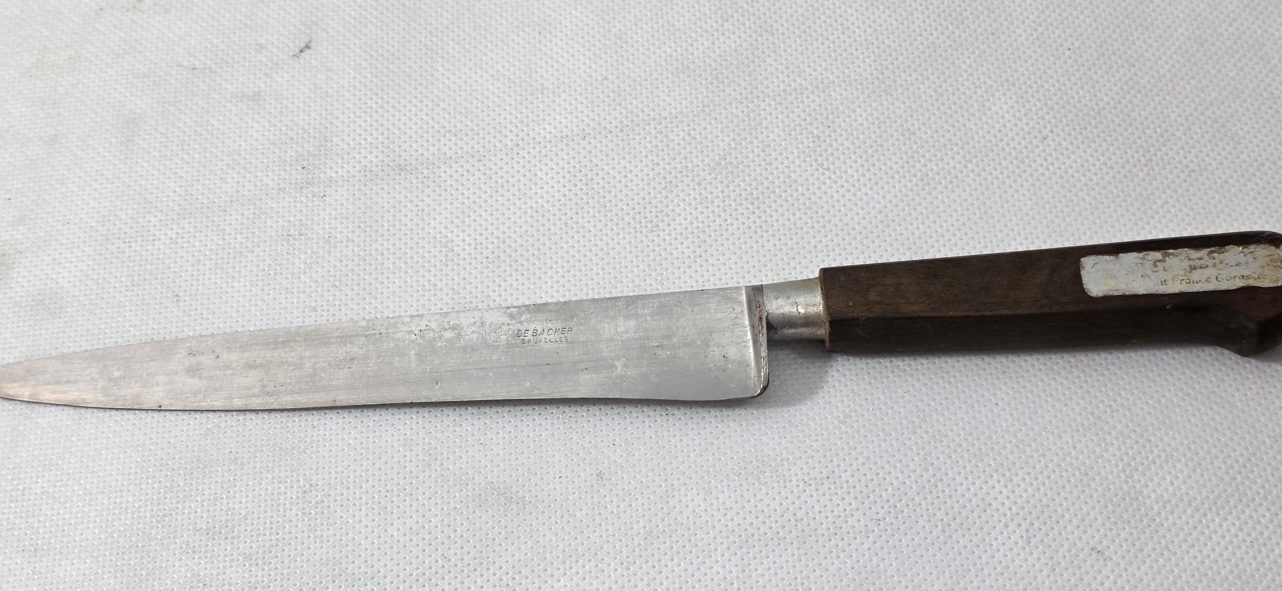 DE BACKER BRUXELLES STARY NÓŻ 25,5CM