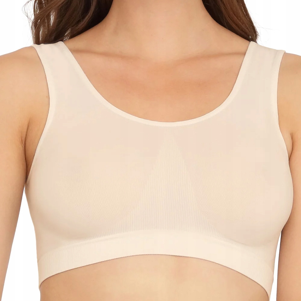 

Biustonosz sportowy Gatta Sport Top beżowy XL