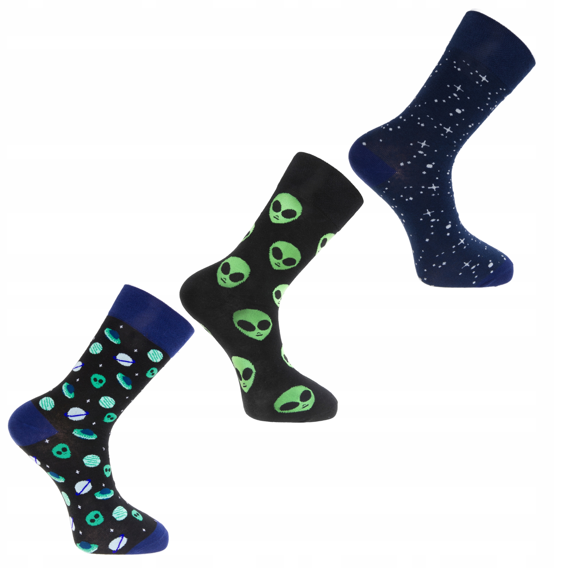 

Długie skarpety kolorowe Ufo 3-PARY Socks 43-45