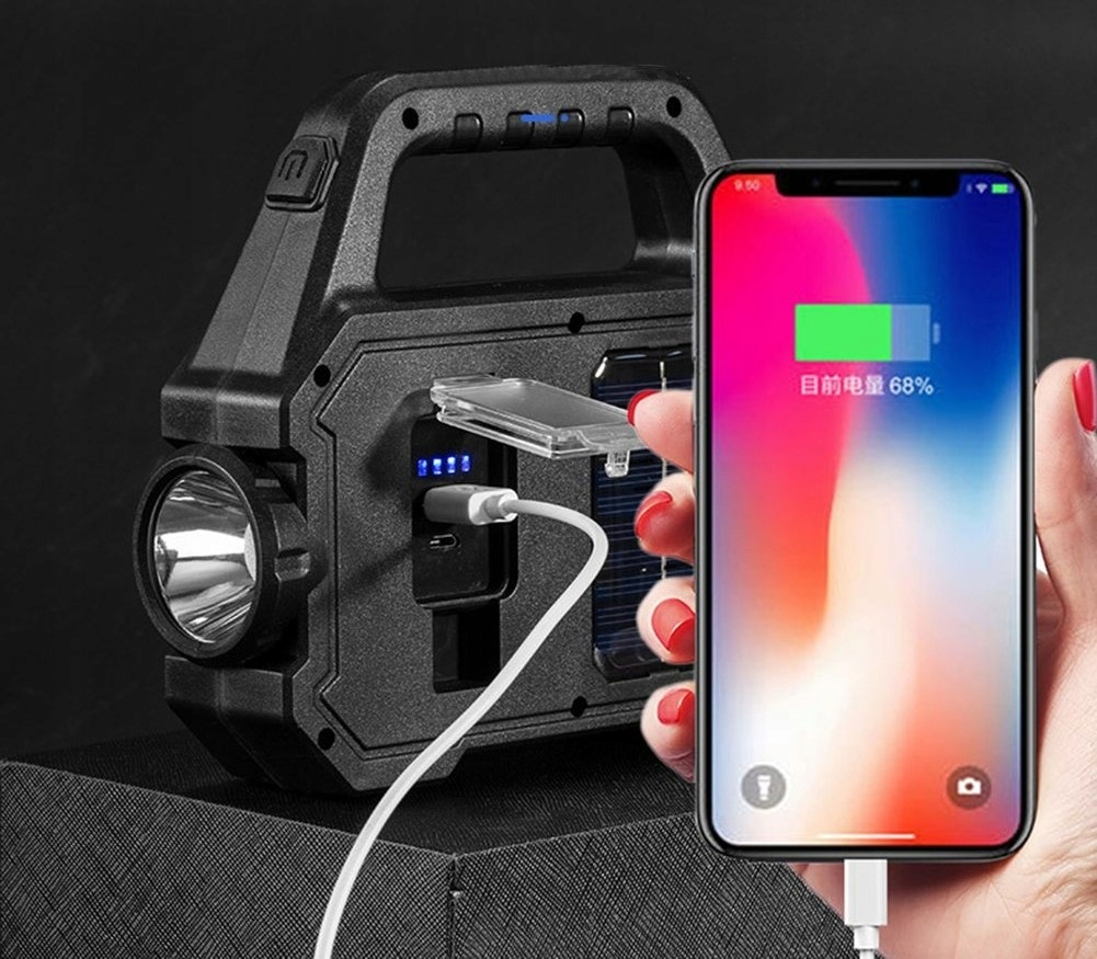 SZPERACZ LATARKA AKUMULATOROWA POWERBANK SOLARNA Marka inna marka