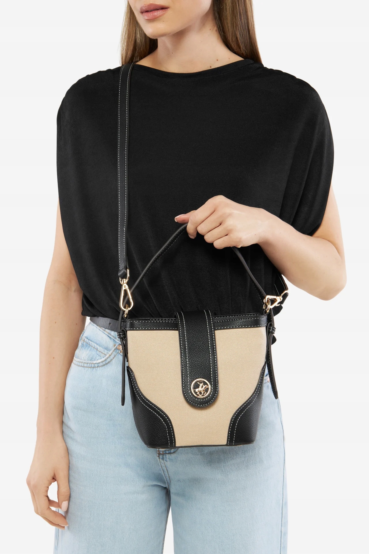 Beverly Hills Polo Club kabelka polyuretanová černá