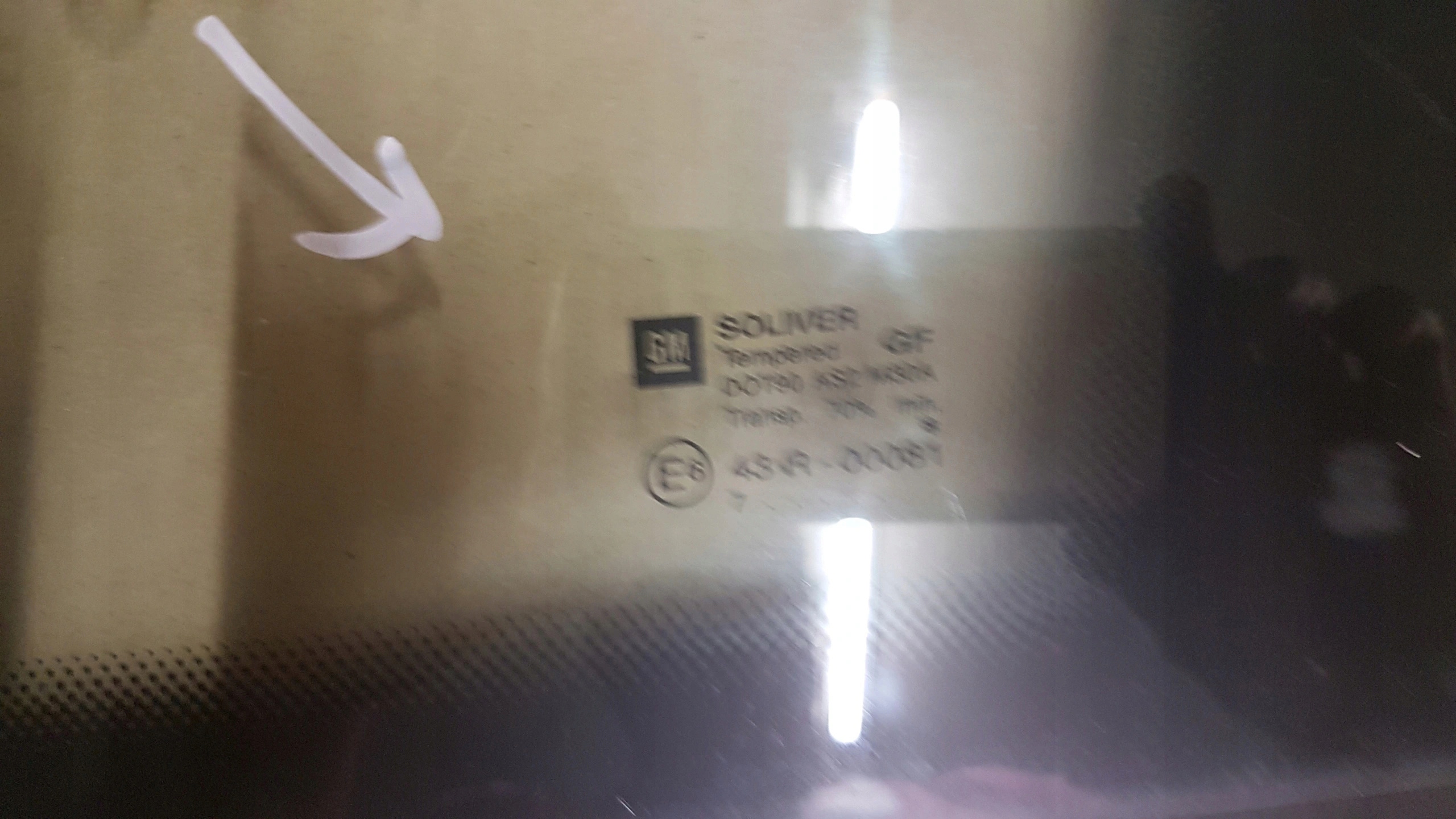 SZYBA TYLNA KAROSERYJNA OPEL VECTRA C KOMBI 2007 Typ samochodu Samochody osobowe