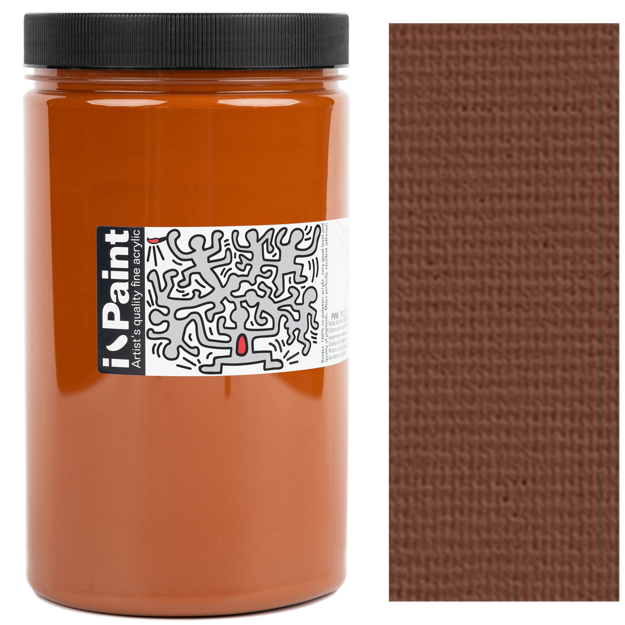 Barva Akrylová hnědá Renesans Ipaint 1200 Ml 13 Semenná Země Pražená
