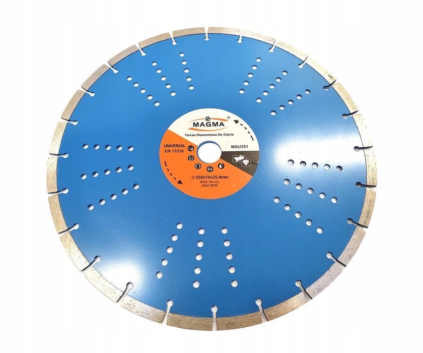 

Tarcza diamentowa do cięcia betonu 350x25,4 MSU351