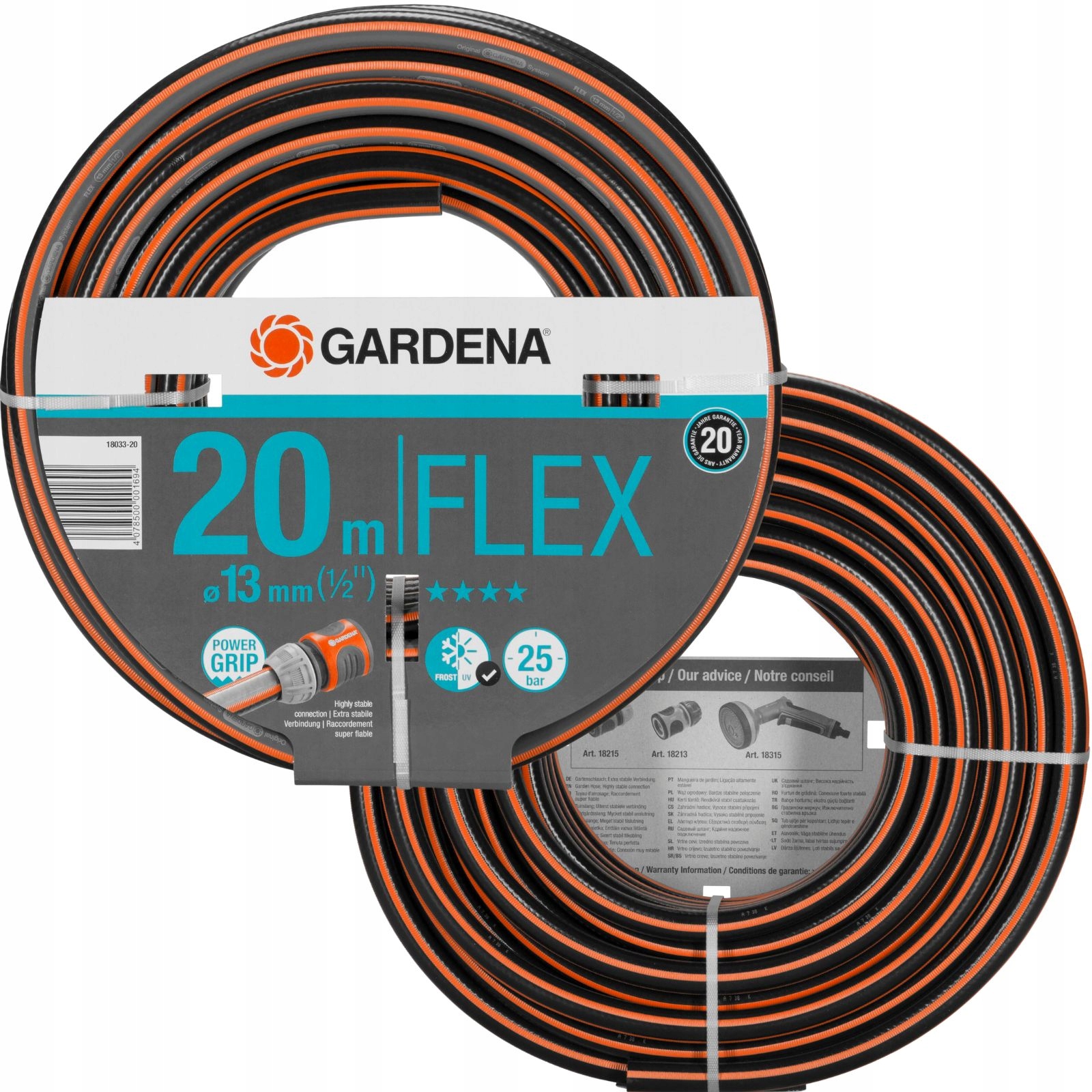 Wąż Ogrodowy Gardena ComfortFlex 1/2" 20 Metrów Do Nawadniania Uniwersalny!