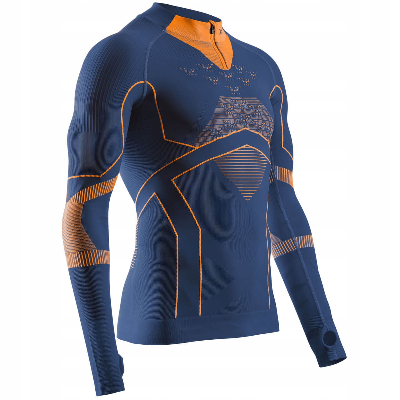 Koszulka męska z półgolfem X-bionic Energy Accumulator Light Shirt 1/2 Zip