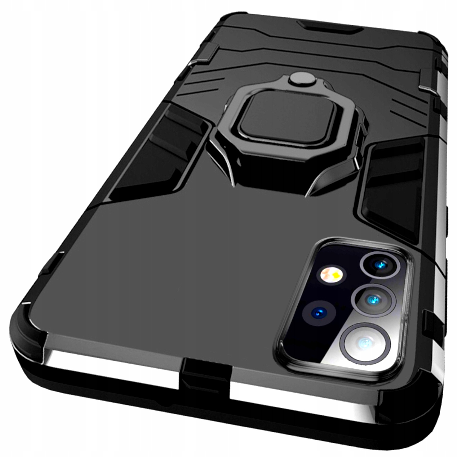 

Etui Pancerne Ring+ 2XSZKŁO do Samsung A52s 5G A52