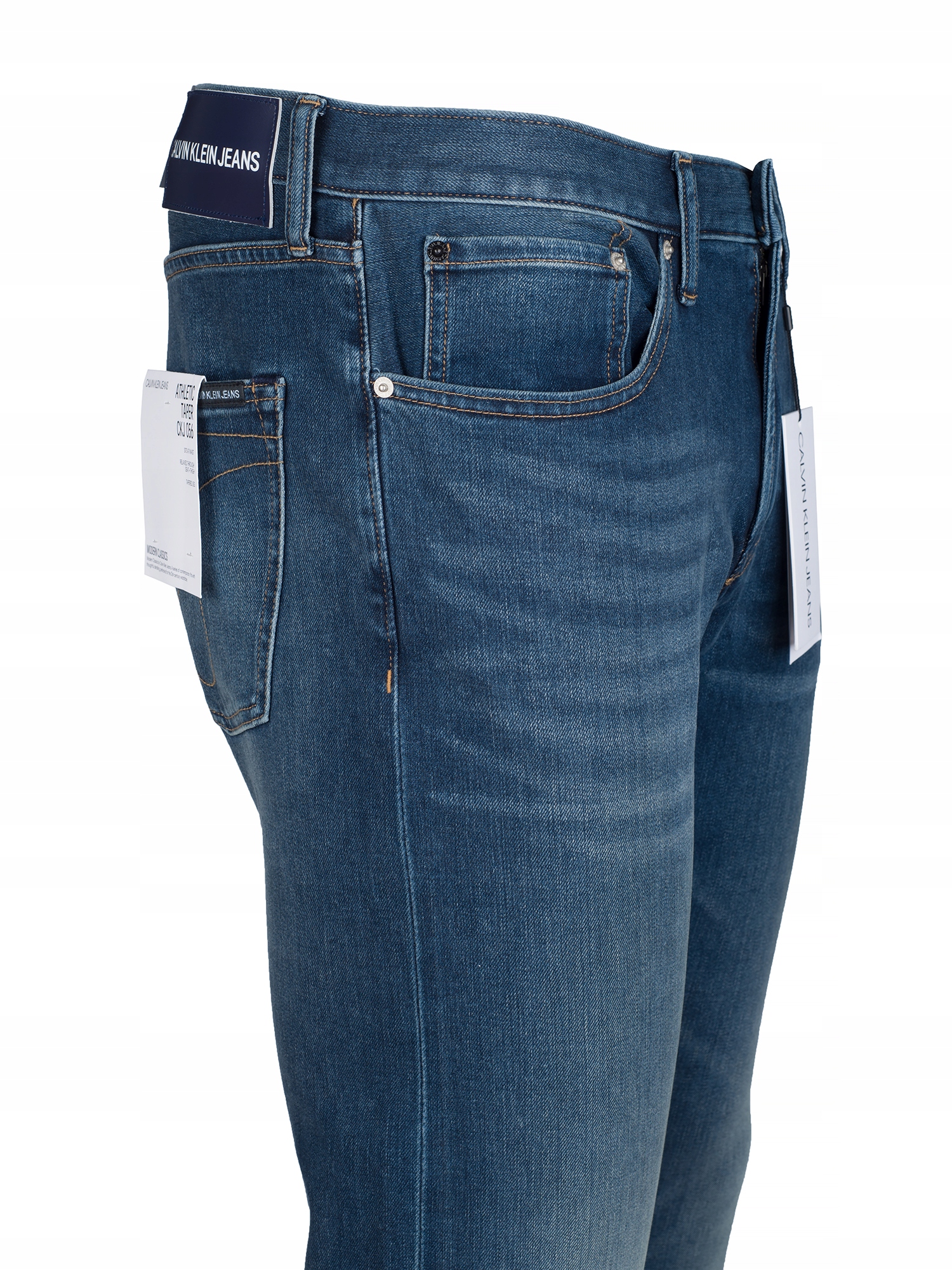 CALVIN KLEIN JEANS TAPERED INFINITE COOL 34/32 Kolekcja CKJ 056 ATHLETIC TAPER CLIMATE