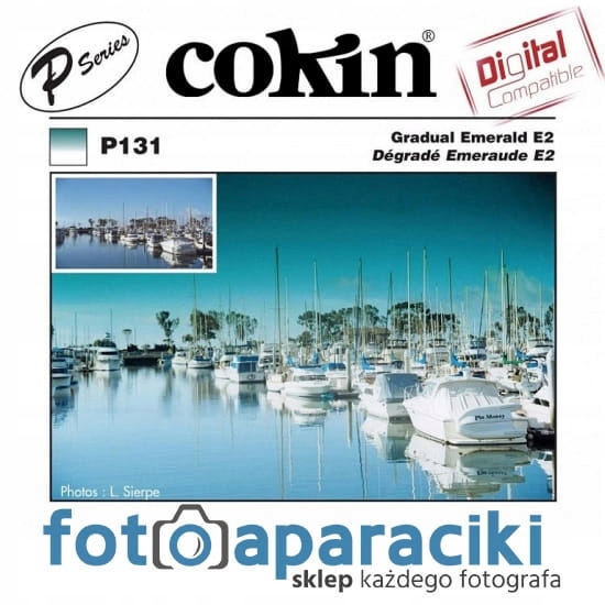 Filtr połówkowy Cokin P131 Gradual Emerald E2 Marka Cokin