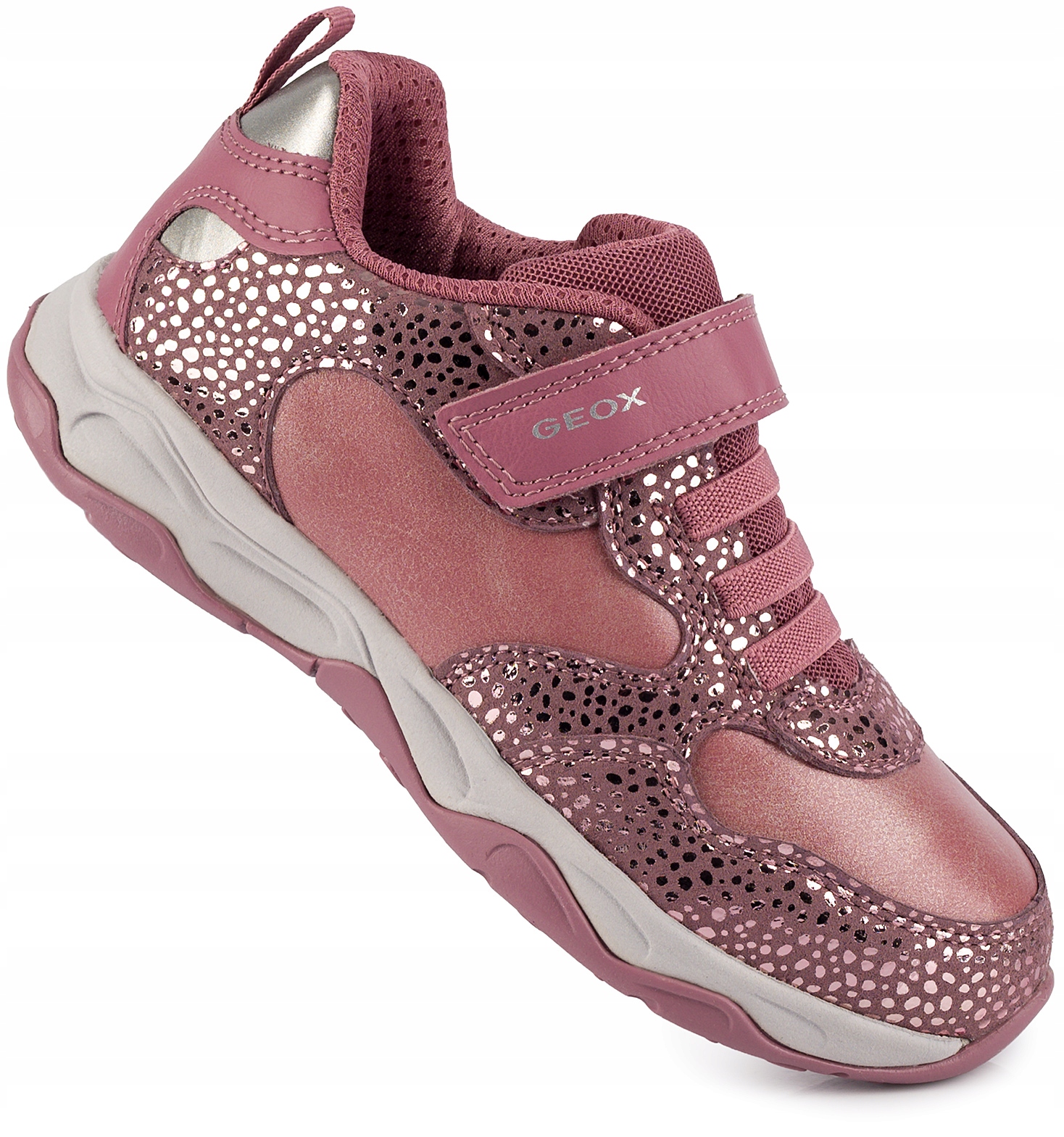 Geox Buty Dziecięce Sportowe Sneakersy Na Rzep Dla Dziewczynki Respira 34