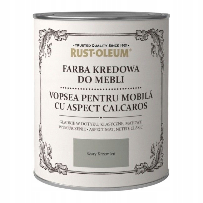 

Farba Kredowa Do Mebli Rustoleum Szary 0,75L