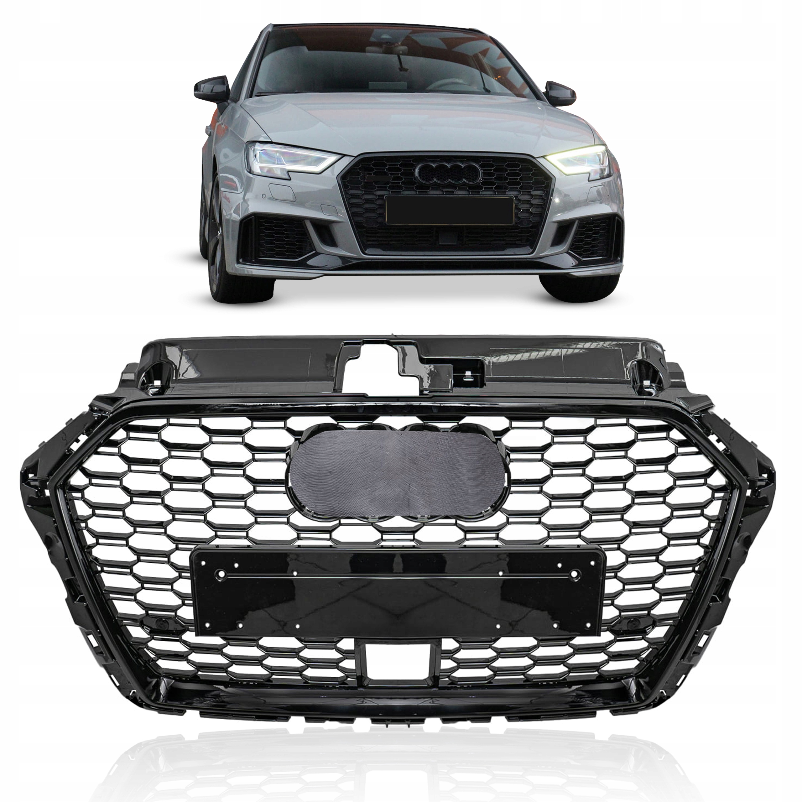AUDI A3 8V 17-20 HB GRILL STYLIZACJA NA RS3 RADAR