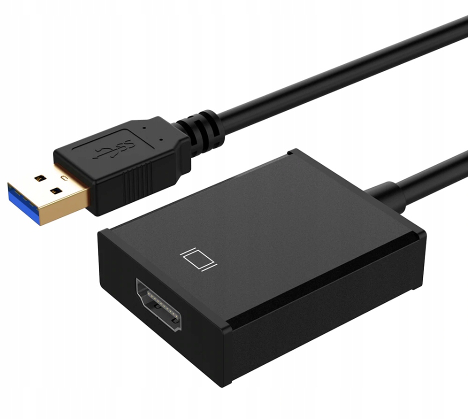 ADAPTER KONWERTER PRZEJŚCIÓWKA USB DO HDMI FULL HD