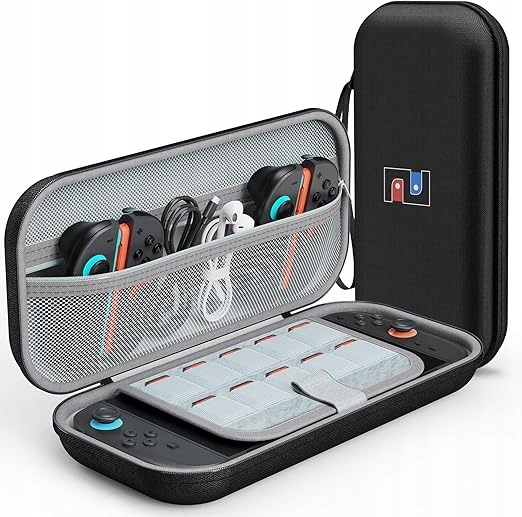 Etui Case Pokrowiec Futerał do konsoli Nintendo Switch 2 Wzmocnione Czarne