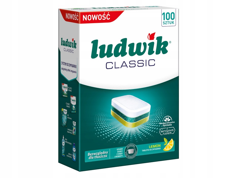 

Tabletki do zmywarek Ludwik Classic 100 szt.
