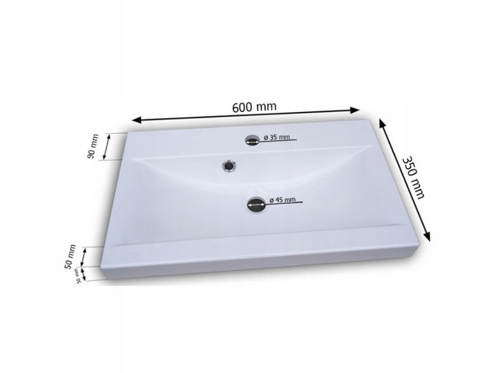 Meble łazienkowe Alba sonoma/biały połysk Marka Alba