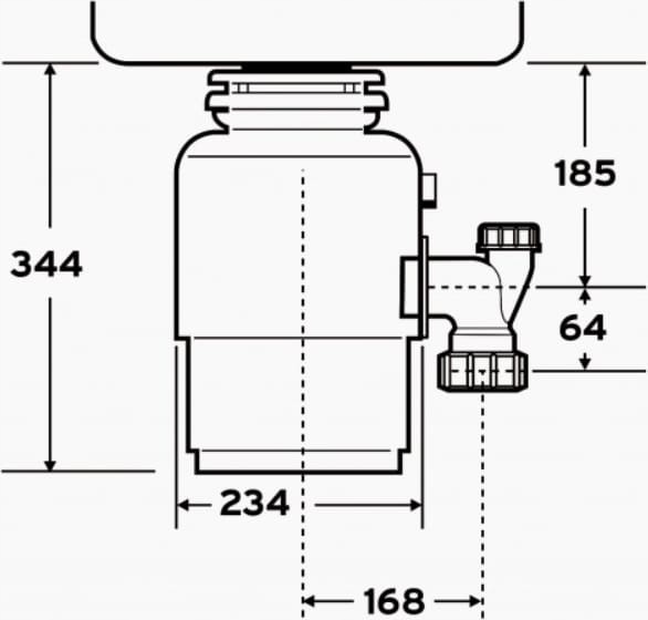 Młynek odpadów InSinkErator EVOLUTION 250 EVO-250 | 8 lat GW Marka InSinkErator