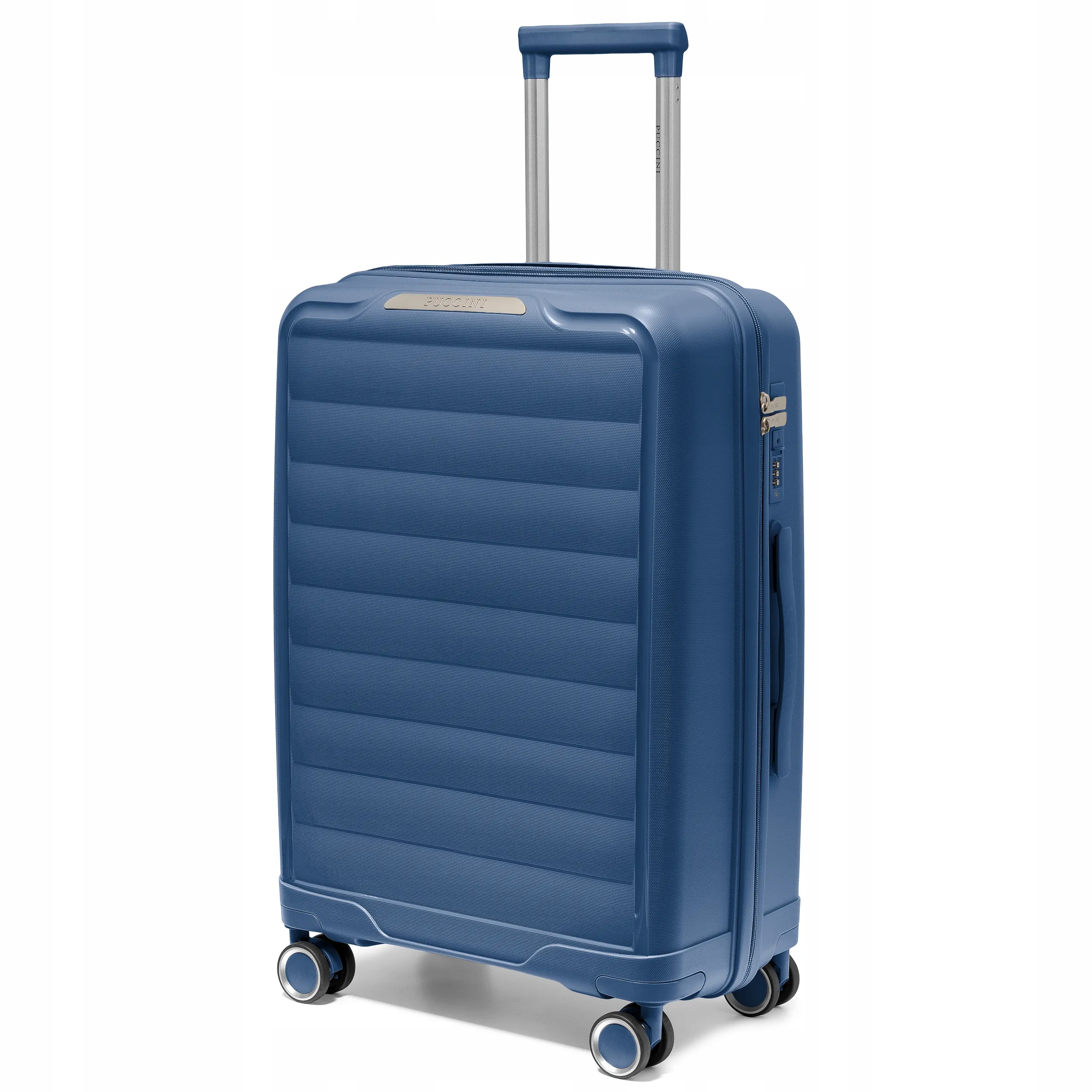 Puccini Střední cestovní kufr 4 kolečka Polypropylen Granátová PP030B-7A