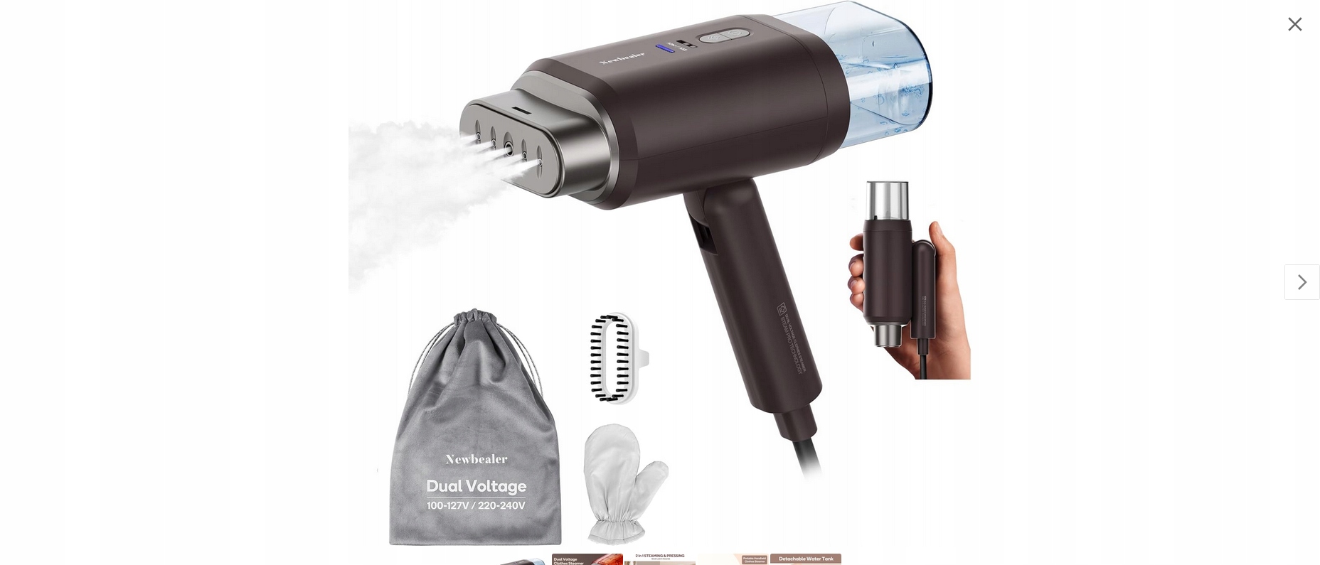 Steamer Na Oblečení Newbealer NB316A Napařovač Oděvů 1200 S Žehlením Na Sucho Pro