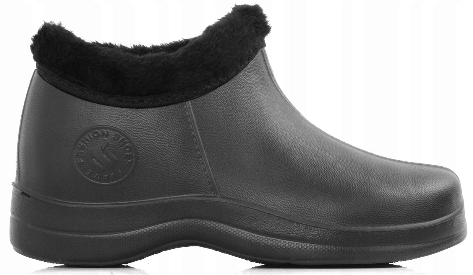 6007 CZARNE OCIEPLANE CHODAKI KROKSY KALOSZE 40 Oryginalne opakowanie producenta folia