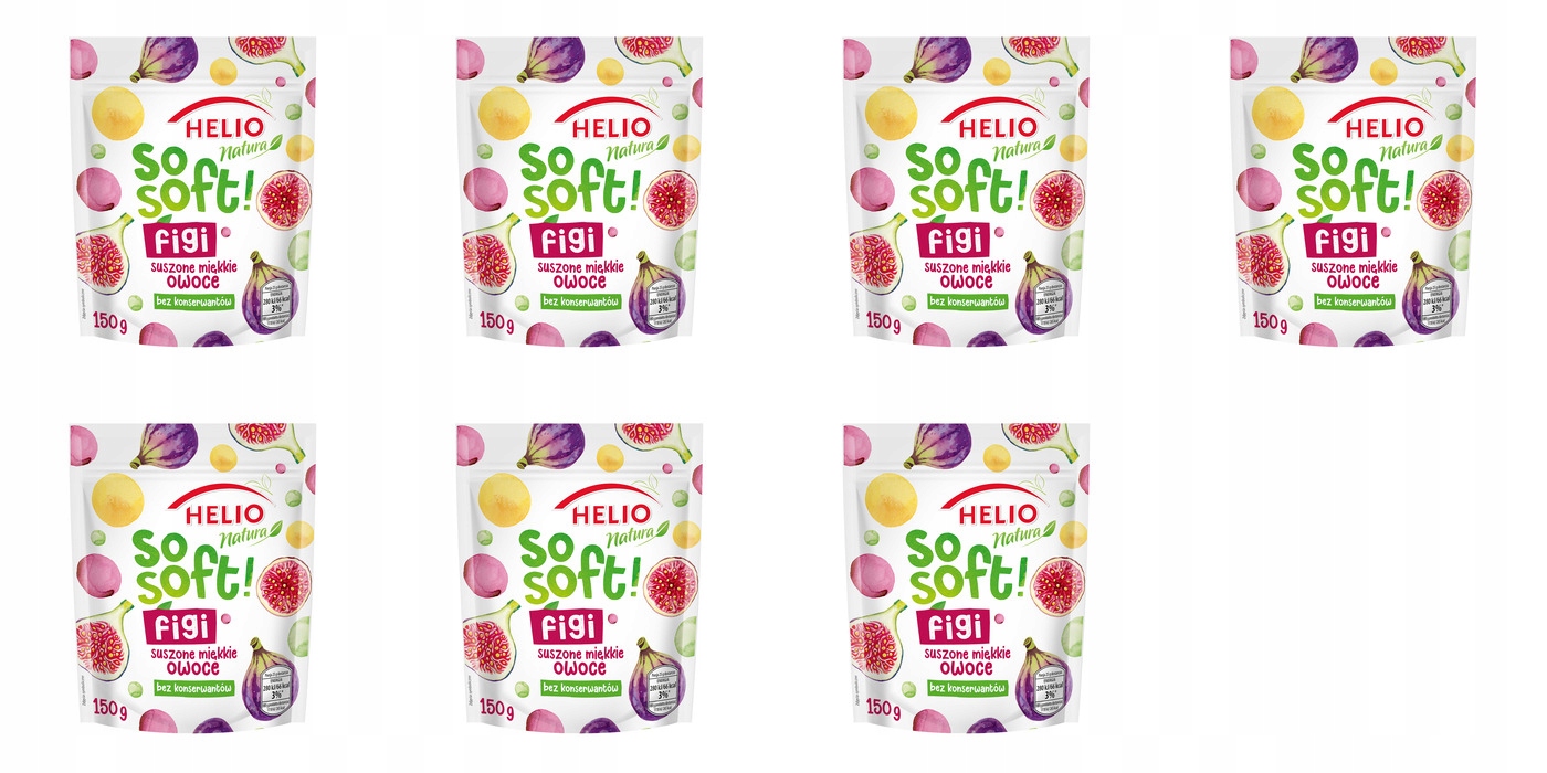 7 x 150 g Helio Natura So soft Fíky Karton