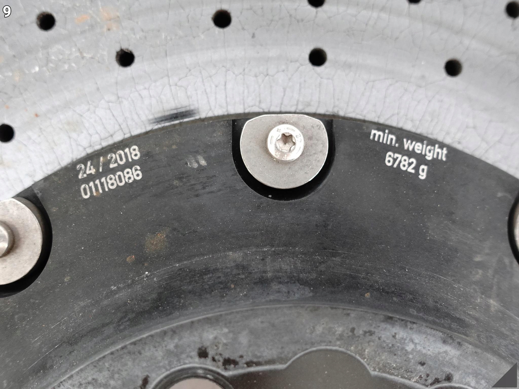 PORSCHE 911 991 / 992 TURBO/C2/C2S/C4/C4S PCCB disc CERAMICZNA left front