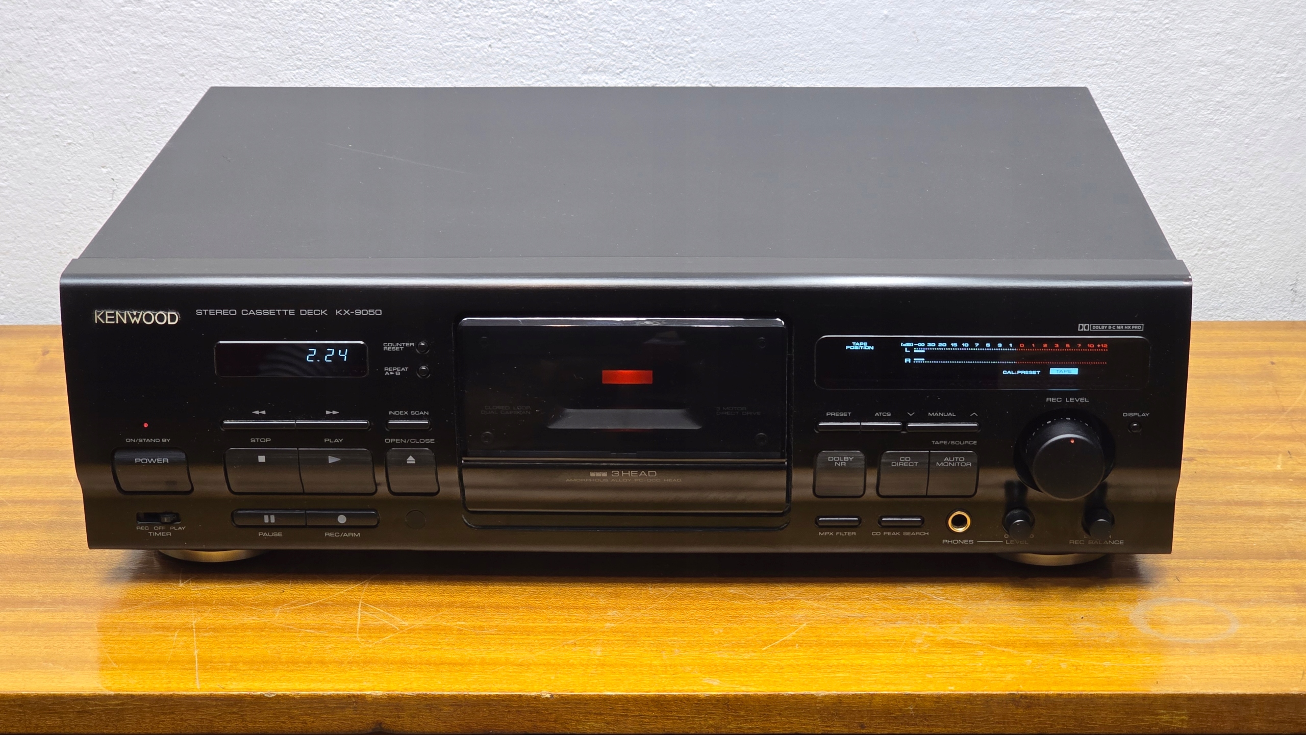 Magnetofon kasetowy Kenwood KX-9050 czarny