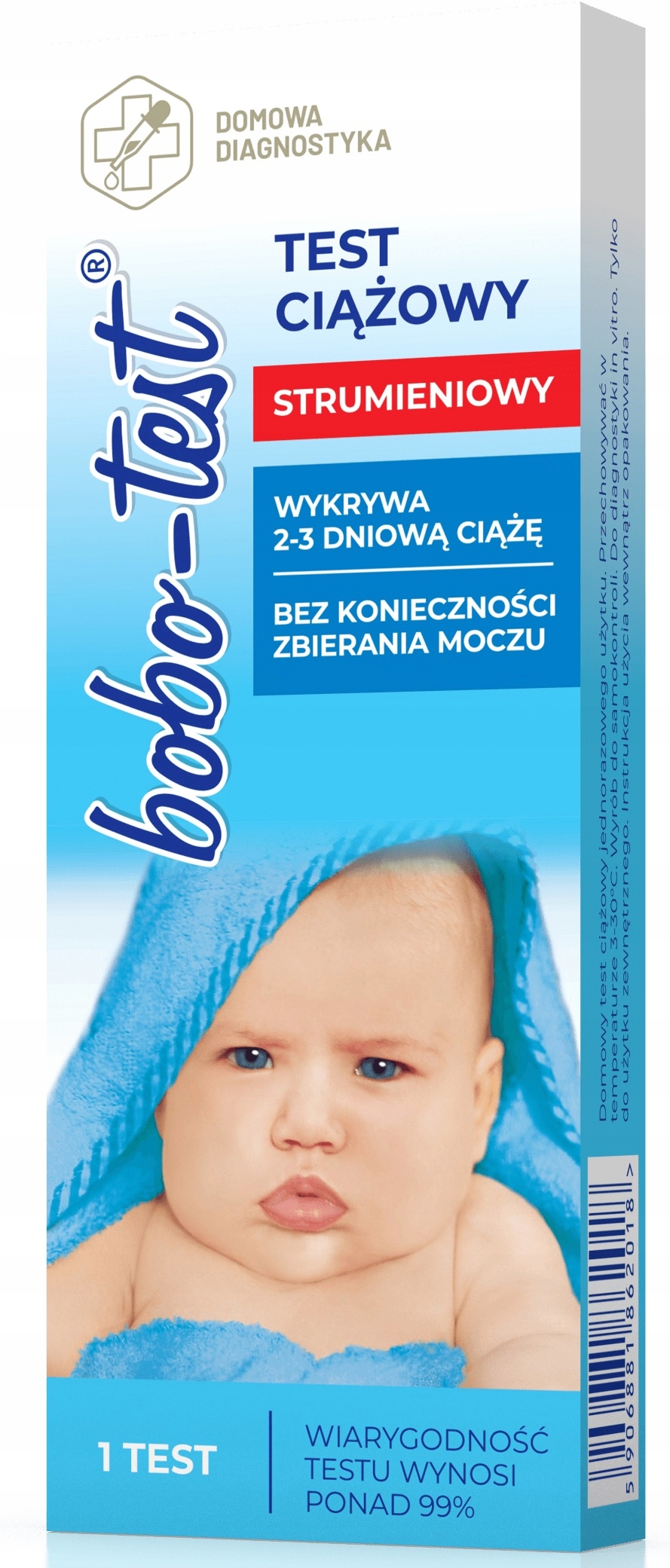 

Bobo Test Ciążowy Strumieniowy Ponad 99% Czuły