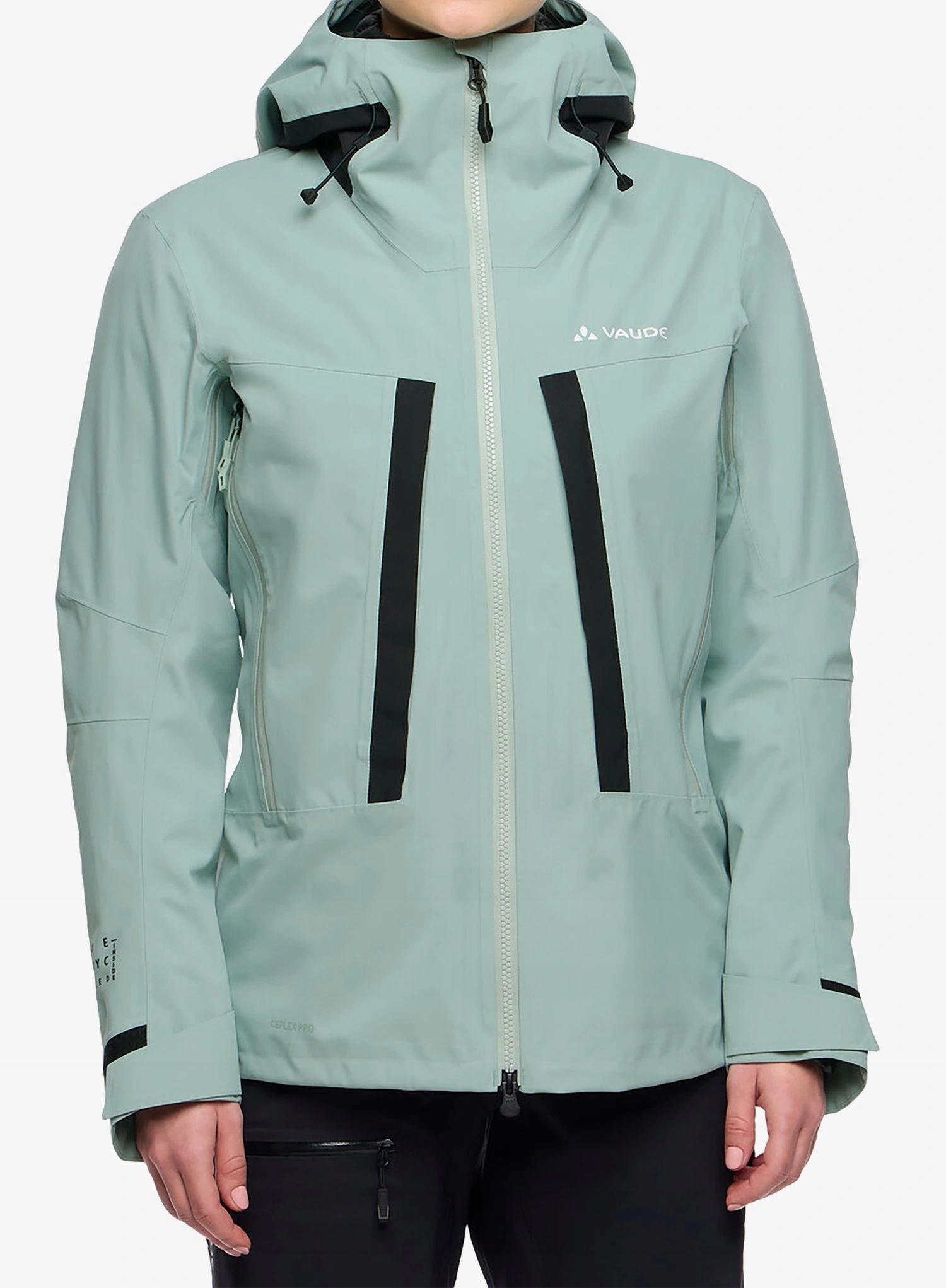 Kurtka w góry damska Vaude Monviso 2,5L Jacket dusty fern 38 (s)