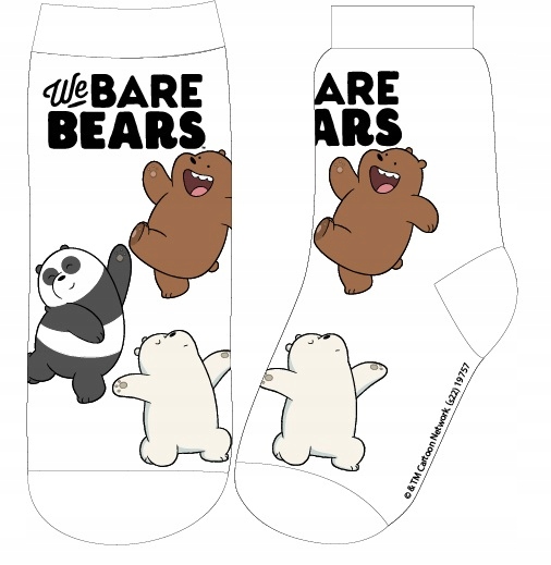 

Skarpetki Chłopięce Misie Bare Bears 35-38