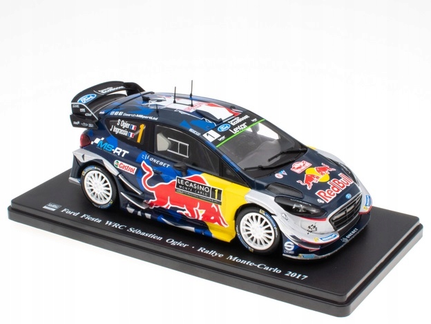 Ford Fiesta Wrc Sebastien Hřebec Rallye Monte-Carlo 2017 1:24 Hachette