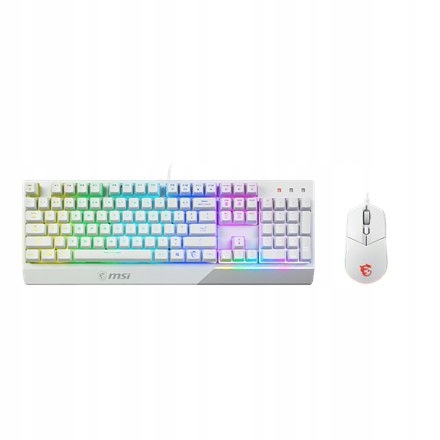 Msi Vigor GK30 Combo White Sada klávesnice a myši Káblová Myš