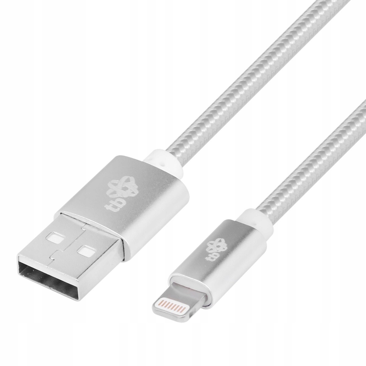 Kábel TB Lightning-USB 1,5 m strieborný MFi