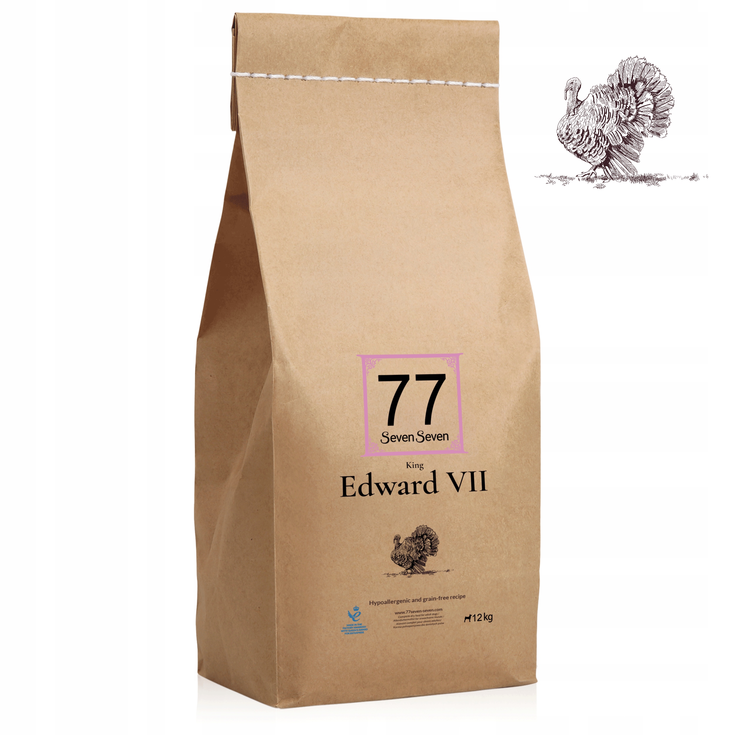 Edward VII 12kg z indykiem 77 Petfood