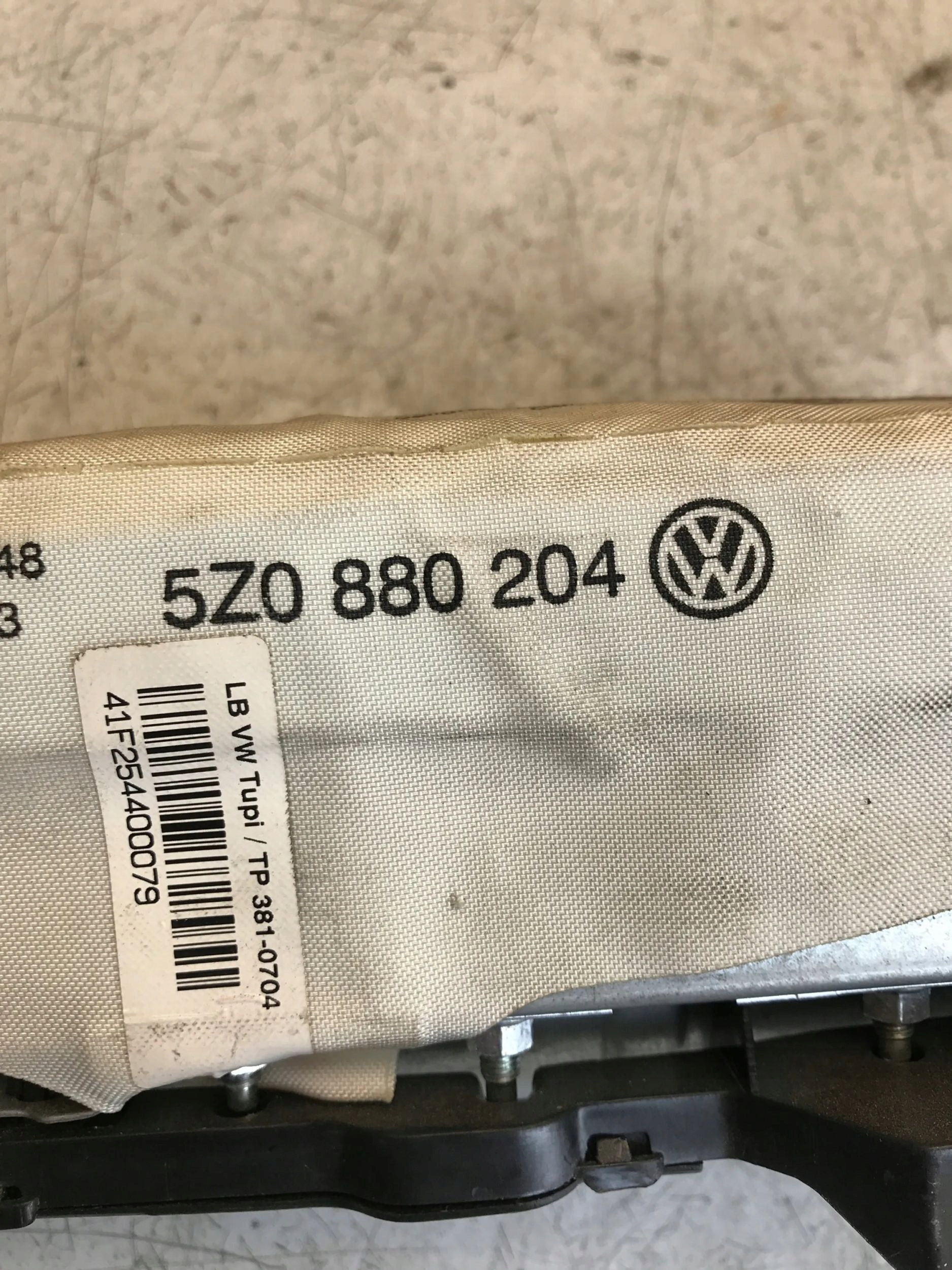 airbag airbag passeggeri VW FOX 5Z0880204