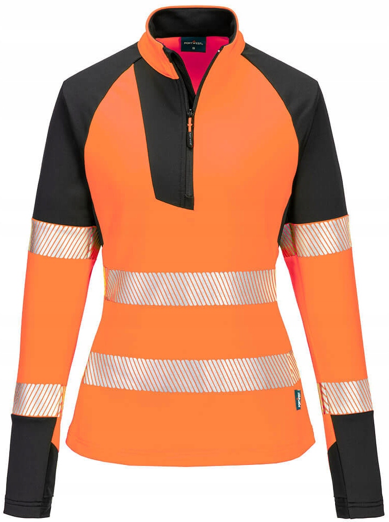 Mikina výstražná mikina se zipem 1/4 Portwest T173 Obr vel. S