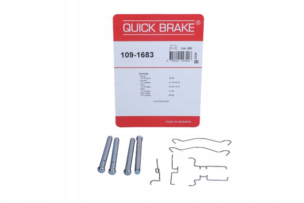 Zestaw ins. klocków ham. tył do TOYOTA COROLL