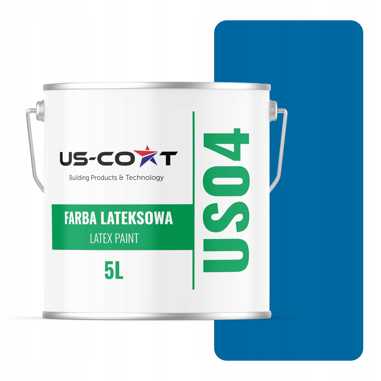 Barva Latexová, Barva Tmavě Modrá H0312 5L, Hluboký Mat Pro Stěny, Strop