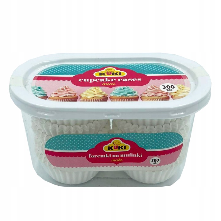 

Kuki Foremki na mufinki mini 300 sztuk